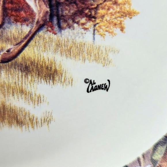 Whitetail Buck Deer Salad Plates by Al Agnew RealTree, Set of 3 - Picture 8 of 13